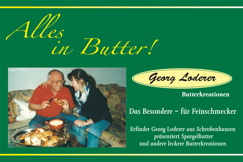 Spargelbutter Georg Loderer Schrobenhausen